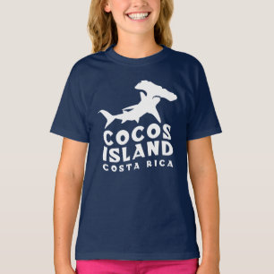 Cocos Island Costa Rica Hammerhead Shark Fan T-Shirt