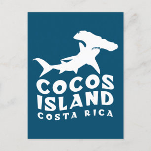 Cocos Island Costa Rica Swimming With Sharks Postcard