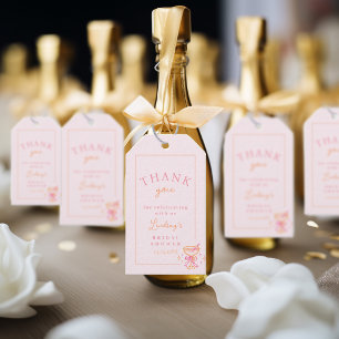 Coctail Bridal Shower Gift Tags