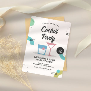 Coctail Party Holiday  Invitation