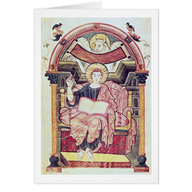 Cod 22. f.85v St. Luke the Evangelist, from Treves (Front)