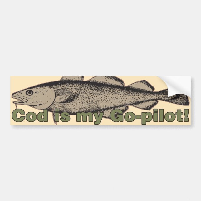 Cod is my Go-pilot!! Bumper Sticker (Front)