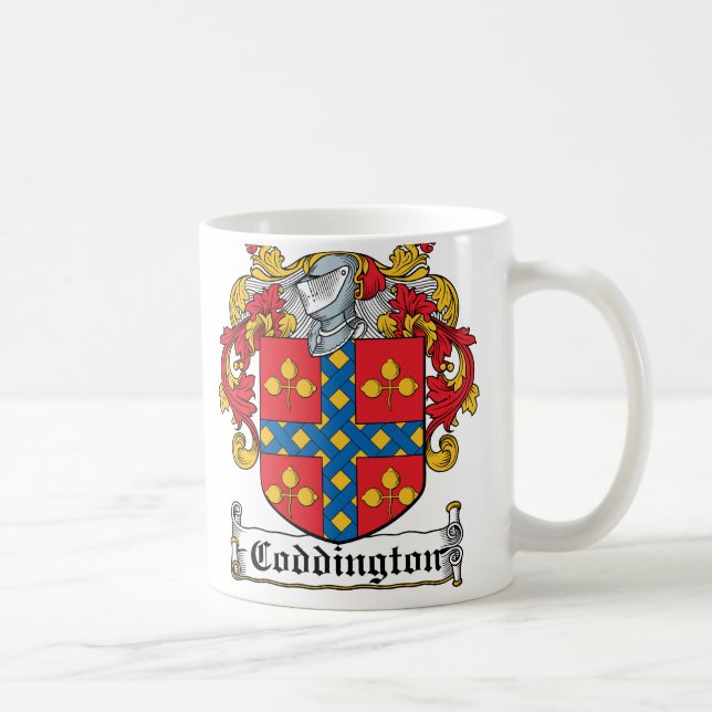 Coddington Family Crest Coffee Mug (Right)