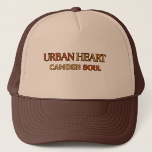 CODE 08102 URBAN HEART Women's Brown Tan foam Trucker Hat