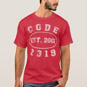 Code 2319 white tet gift 80s vintage T-Shirt