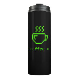 Code and Coffee Life is Good Thermal Tumbler