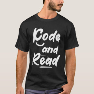 Code And Read Retro Dyslexia Learning Disability D T-Shirt
