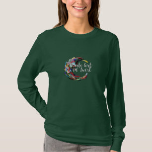 Code Art in Twirl T-Shirt