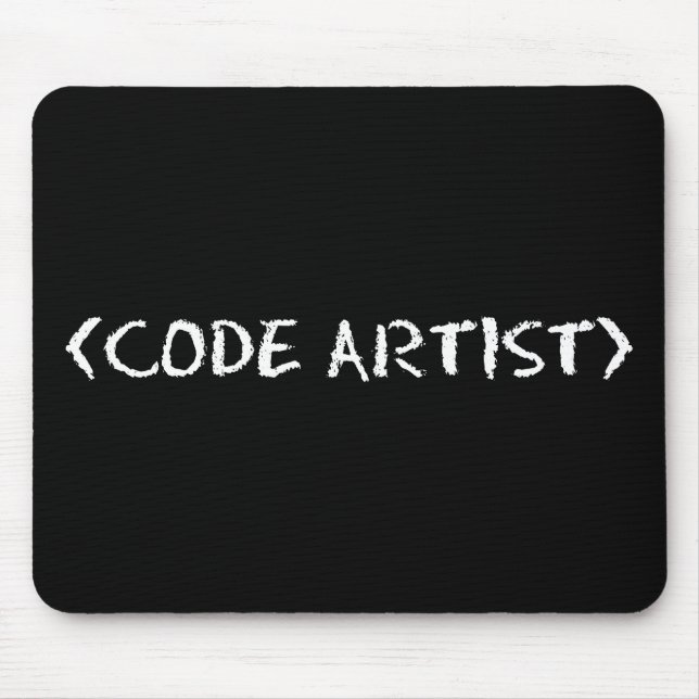 CODE ARTIST MOUSE PAD (Front)