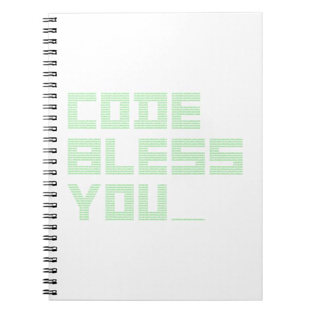 CODE BLESS YOU! (geek, religion, computer) Notebook (Front)