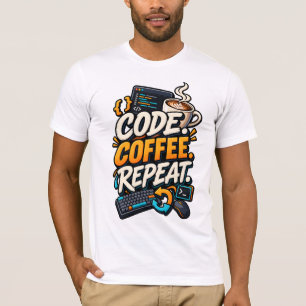 Code Coffee Repeat T-Shirt
