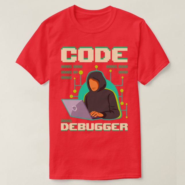 Code Debugger Programmer S  T-Shirt (Design Front)