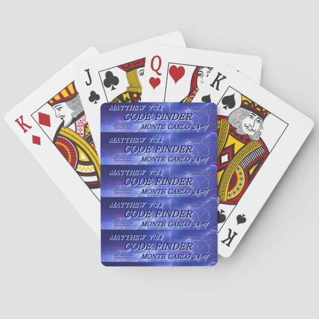 Code Finder : Playing cards (Back)