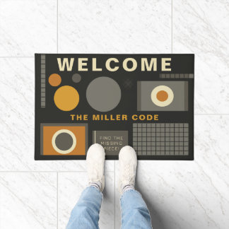 Code for individualists, creative Bauhaus style Doormat