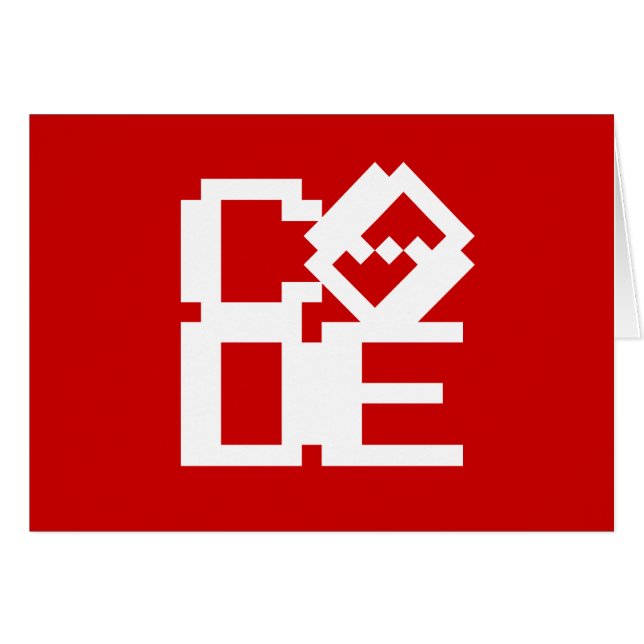 CODE GREETING CARD (Front Horizontal)