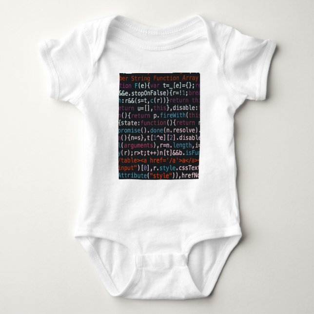 code it baby bodysuit (Front)