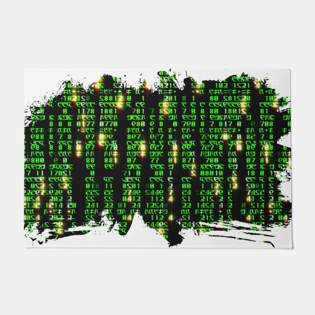 Code matrix doormat (Front)