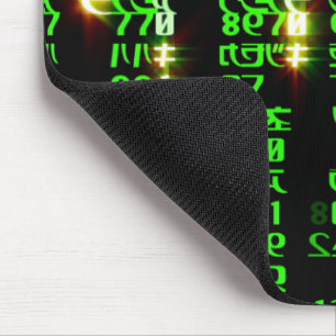 Code matrix mouse pad