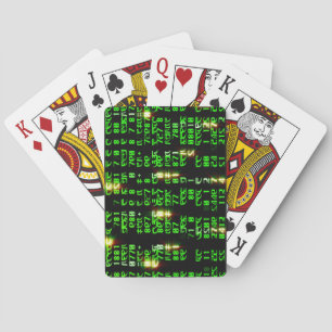 Code matrix playing cards