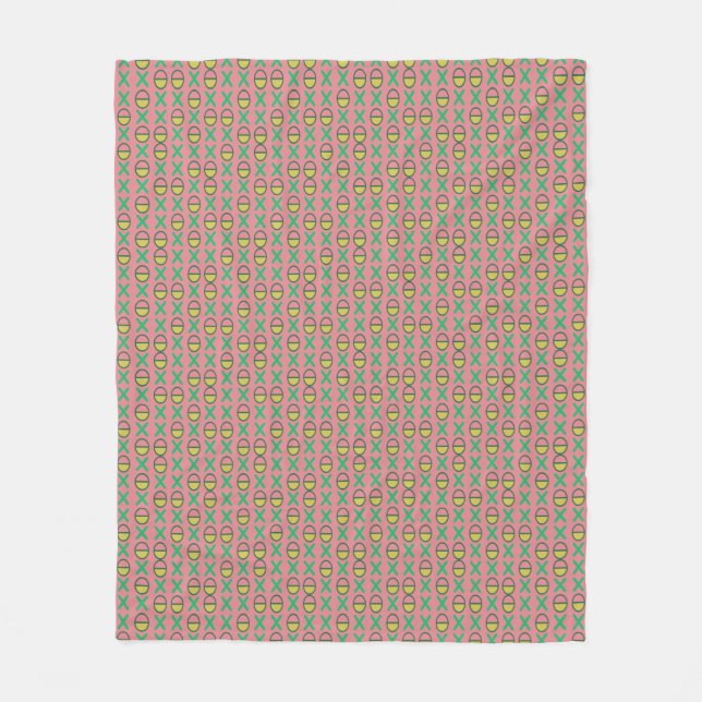 CODE mixed Fleece Blanket (Front)