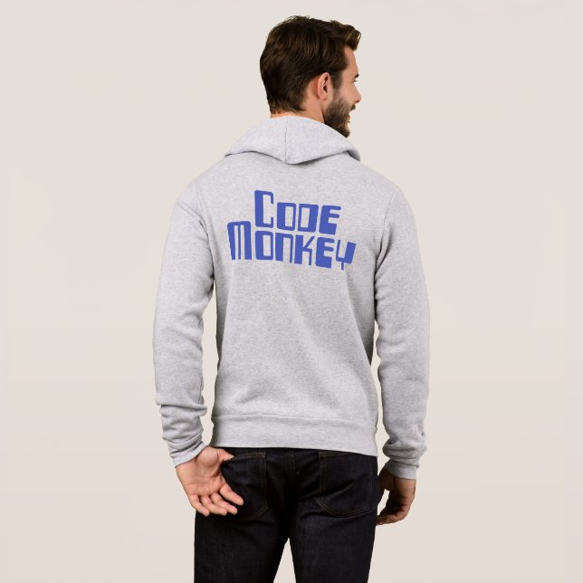 Code Monkey Hoodie (backprint) (Back Full)