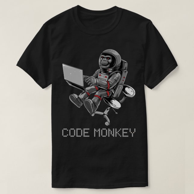 Code Monkey T-Shirt (Design Front)