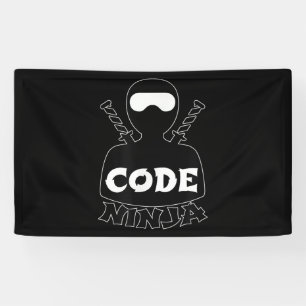 Code Ninja Computer Coding Engineer Funny Lovers Banner