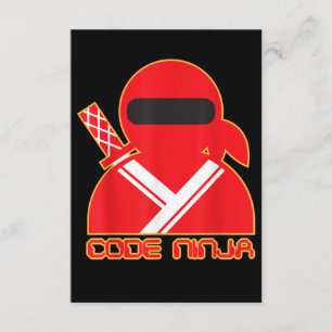 Code Ninja Computer Coding Engineer Funny Lovers Enclosure Card