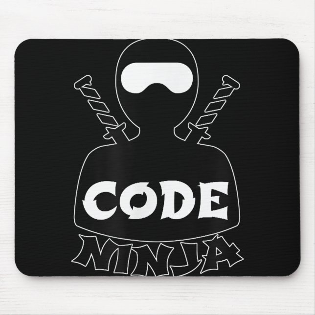 Code Ninja Computer Coding Engineer Funny Lovers Mouse Pad (Front)