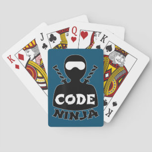 Code Ninja Computer Coding Engineer Funny Lovers Playing Cards