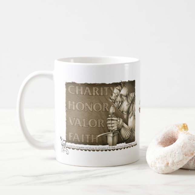 Code of Chivalry Coffee Mug (With Donut)