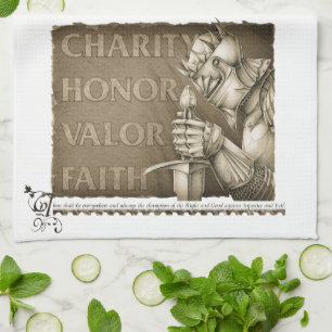 Code of Chivalry Tea Towel