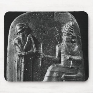 Code of Hammurabi, top of the stele Mouse Pad