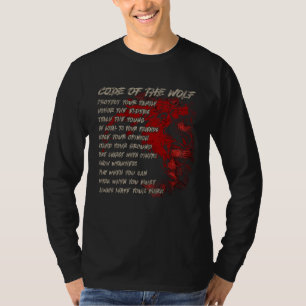 Code Of The Wolf Protect You Family Viking Wolf Co T-Shirt