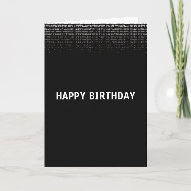 Code Stream Birthday Card (Front)