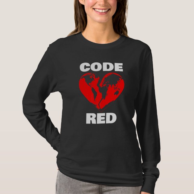 Code Very Red For Humanity 1 T-Shirt (Front)