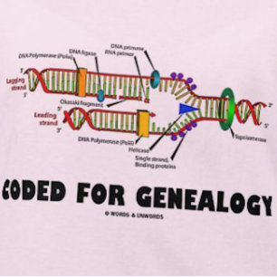 Coded For Genealogy (DNA Replication) T-Shirt