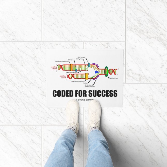 Coded For Success DNA Replication Doormat (Indoor)