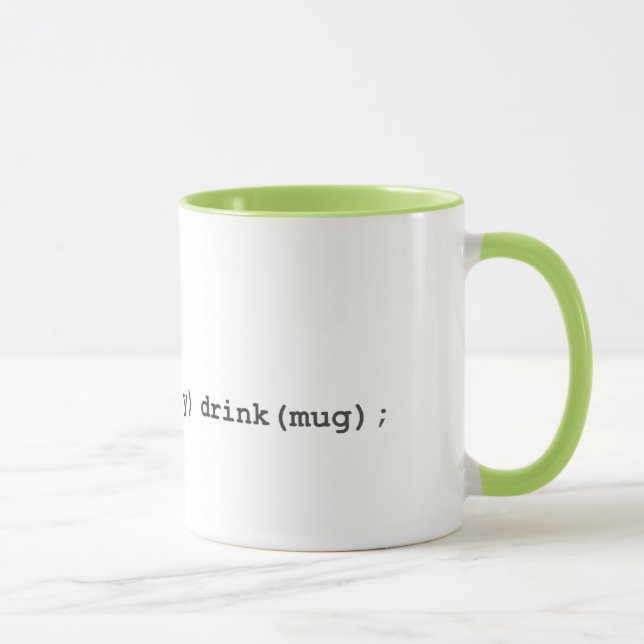 Coded Instructions - Tea Mug (Right)