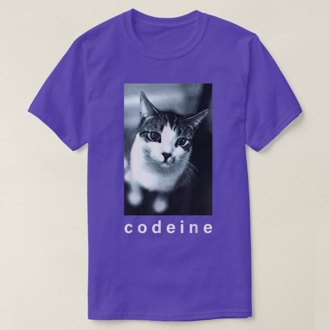 Codeine Cat Funny  T-Shirt (Design Front)