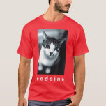 Codeine Cat Funny  T-Shirt<br><div class="desc">Codeine Cat Funny  .</div>