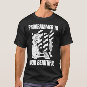 Coder Beautiful Developer  Software Programming Pr T-Shirt