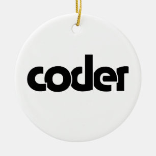 Coder Ceramic Tree Decoration