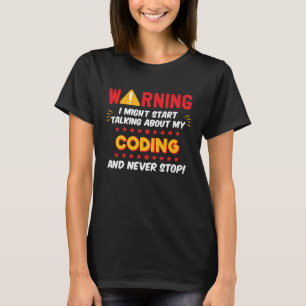 Coder Computer Language Coding Joke Graphic T-Shirt