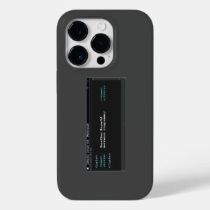 Coder Format Computer Programmer Notepad Dark Mode iPhone 14 Pro Case