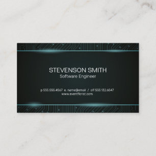 Coder   Programmer   Circuit Board Business Card