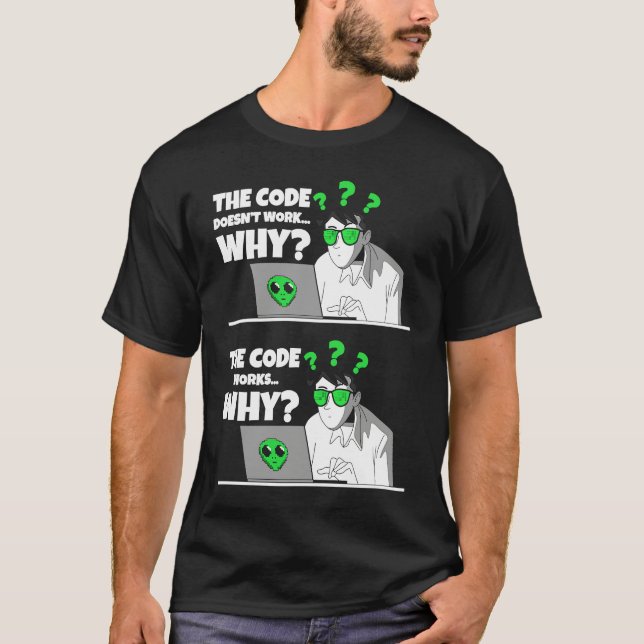 Coder Programmer Software Engineer  Idea IT Fan T-Shirt (Front)
