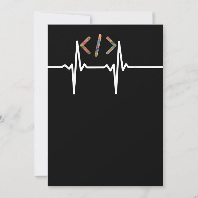 Coders Funny | Computer Software Programmer Coding Thank You Card (Front)