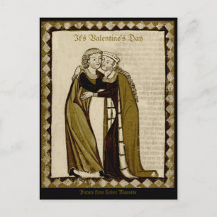 Codex Manesse CC0035 Valentine Holiday Postcard
