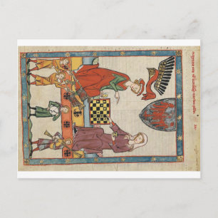 Codex Manesse - Markgraf Otto von Brandenburg Post Postcard